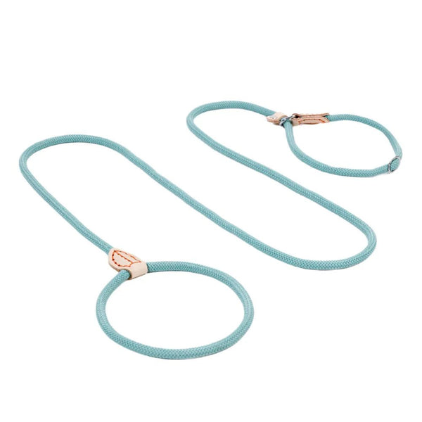0.24" × 59.1" Outdoor Woven Lead P Type Rope Pet Dog Leashes - GreenFur