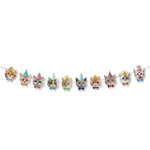 10 Cat Face Pet Theme Party Decoration Banner - GreenFur