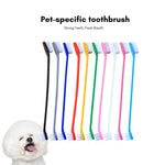 10pcs Double - Headed Soft Bristles Pet Toothbrush for Dog - GreenFur
