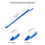 10pcs Double - Headed Soft Bristles Pet Toothbrush for Dog - GreenFur
