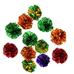 12PCS Color Random Interactive Crinkle Paper Teasing Cat Ball Toy - GreenFur