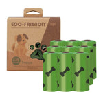 135 Bags Eco - Friendly 15 Microns HDPE EPI Biodegradable Cat Dog Poop Bags - GreenFur
