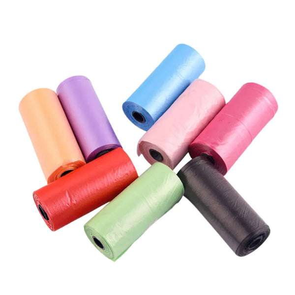 15 or 20 Bags Per Roll Pet Waste Bags Refill Rolls - GreenFur