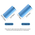 15 or 20 Bags Per Roll Pet Waste Bags Refill Rolls - GreenFur
