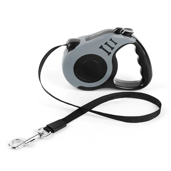 16.4 ft Durable Outdoor Polyester Automatic Retractable Dog Pet Leash - GreenFur