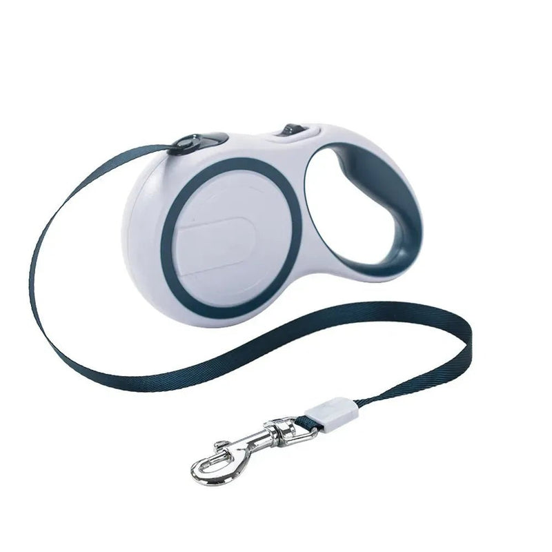 16.4 ft Retractable Dog Leash with 360°Tangle - Free Nylon Tape, One - Handed One Button Lock - GreenFur