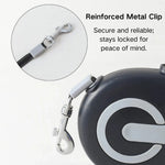 16.4 Ft Retractable Dog Leash with Anti - Slip Grip Safety Lock - GreenFur