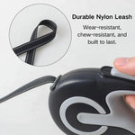 16.4 Ft Retractable Dog Leash with Anti - Slip Grip Safety Lock - GreenFur