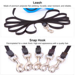 16.4 Ft Retractable Dog Leash with Nylon Tape and Chrome - Plated Hook - GreenFur