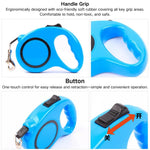16.4 Ft Retractable Dog Leash with Nylon Tape and Chrome - Plated Hook - GreenFur