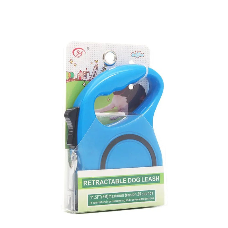 16.4 Ft Retractable Dog Leash with Nylon Tape and Chrome - Plated Hook - GreenFur