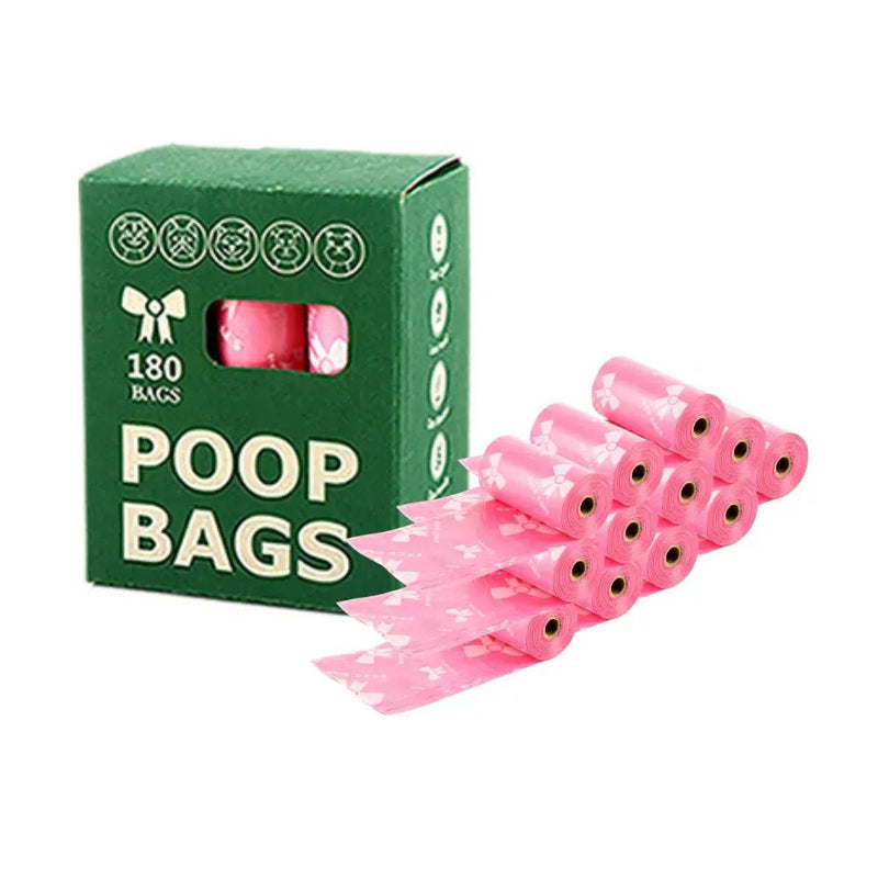 180 Bags Biodegradable Dog Waste Bags Thickened Pet Poop Bag - GreenFur