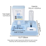 2 - in - 1 Automatic Pet Feeder and Water Dispenser Dual Pet Feeding Station - GreenFur