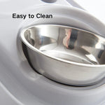 2 in 1 Cat Bowl Indoor Dog Food and Water Bowl - GreenFur