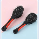 2 in 1 Combo Brush Nylon Bristles Stainless Steel Pins Double Side Pet Brush - GreenFur