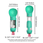 2 in 1 Dog Travel Bottle Dog Water Dispenser with Poop Bag Storage - GreenFur
