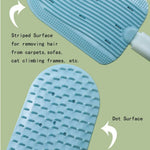 2 in 1 Double - Side Grooming Cleaning Cat Hair Brush - GreenFur