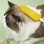 2 in 1 Double - Side Grooming Cleaning Cat Hair Brush - GreenFur
