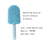 2 in 1 Double - Side Grooming Cleaning Cat Hair Brush - GreenFur