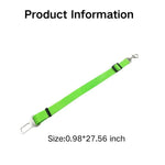 2 Pack Adjustable Seatbelts Safe Pet Car Seat Belt Car Dog Leash - GreenFur