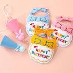 2 Pack Birthday Party Costume Hat and Bib Set - GreenFur