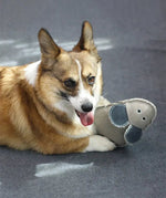 2 Pack Bite - Resistant Squeaky Mouse Linen Chew Toy for Dogs - GreenFur