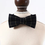 2 Pack British Checkered Bow Tie and Tie Pet Collar for Cats and Dogs - GreenFur