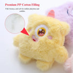 2 Pack Combination Set Big Eye Monster Cat Toy Plush Catnip Filled Pet Play Toys - GreenFur