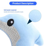 2 Pack Dolphin Plush Cat Toy Set Soft Fabric Catnip Filled Chew Toy - GreenFur