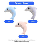 2 Pack Dolphin Plush Cat Toy Set Soft Fabric Catnip Filled Chew Toy - GreenFur