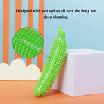 2 Pack Durable Cucumber Stick Shape Chew Toy for Dogs - GreenFur