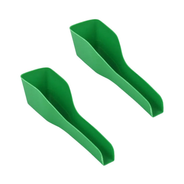 2 Pack Feeding and Watering Supplies Plastic Bird Feeder Spoons - GreenFur