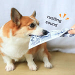 2 Pack Interactive Durable Chew Sound Newspaper Crinkle Dog Toys - GreenFur