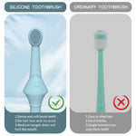 2 Pack Pet Toothbrush for Pets Oral Care Prevent Tartar Plaque Dental Hygiene Tool - GreenFur