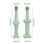 2 Pack Pet Toothbrush for Pets Oral Care Prevent Tartar Plaque Dental Hygiene Tool - GreenFur