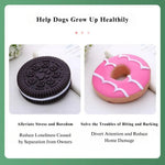 2 Pack Puppy Chew Toy Set in Rubber Biscuit Shape for Small Breeds - GreenFur