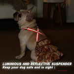 2 Pack Reflective Adjustable Pet Dog Diaper Harness with Straps - GreenFur