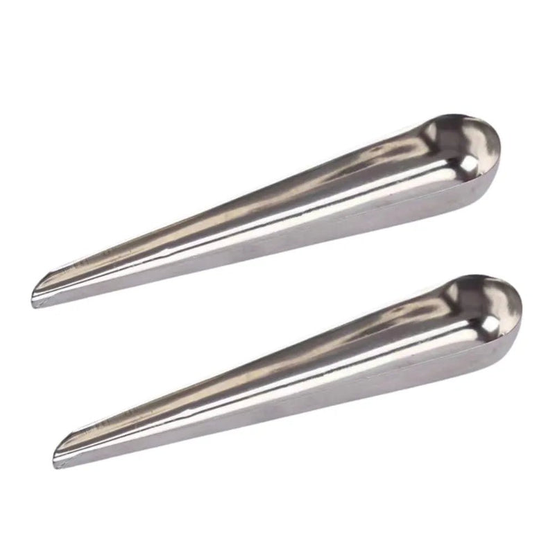 2 Pack S Size Durable Stainless Steel Bird Feeder Spoons - GreenFur