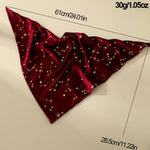 2 Pack Star Pattern Pet Bandana Triangle Scarf Bib for Dogs and Cats - GreenFur