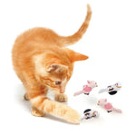 2 PCS Adorable Plush Catnip Bird Interactive Crinkle Cat Toy - GreenFur