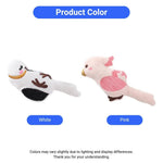 2 PCS Adorable Plush Catnip Bird Interactive Crinkle Cat Toy - GreenFur