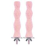 2 PCS Bird Perch Stand with Sand - Coated Surface - GreenFur