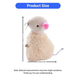 2 Pcs Catnip Plush Mouse Toy Interactive Play Set - GreenFur