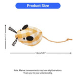 2 Pcs Catnip Plush Mouse Toy Set Interactive Play for Cats - GreenFur