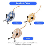 2 Pcs Catnip Plush Mouse Toy Set Interactive Play for Cats - GreenFur