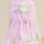 2 PCS Set Tulle Pet Dress for Cats and Bow hair clip - GreenFur