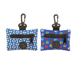 2 - Piece Front Zipper Pouch Belt Clip Trash Bag Dispenser - GreenFur