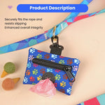 2 - Piece Front Zipper Pouch Belt Clip Trash Bag Dispenser - GreenFur