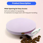 2 - Piece Set Waterproof Portable Silicone Dog Food Bag - GreenFur