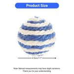 24 Pcs Box Interactive Sisal Ball Toy Durable Scratch - Resistant Cat Play Toy - GreenFur